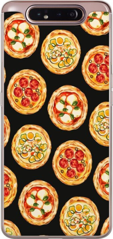 Mobildeksel til Samsung Galaxy A80 med Pizza motiv