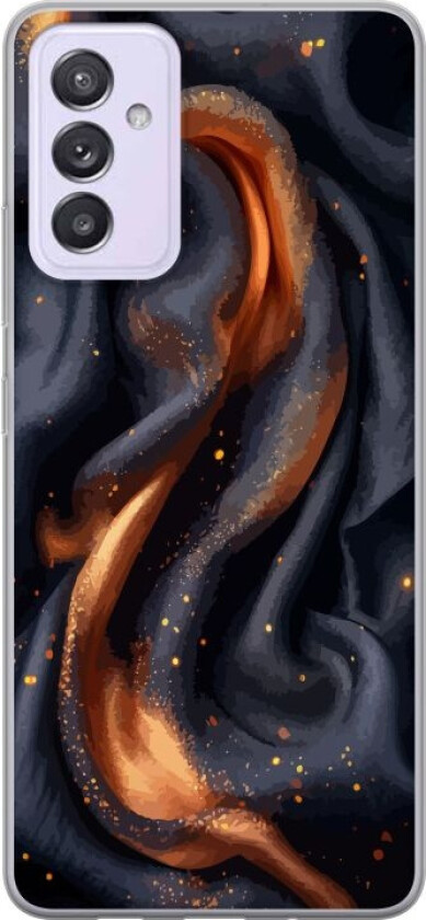 Mobildeksel til Samsung Galaxy A82 5G med Brennende silke motiv