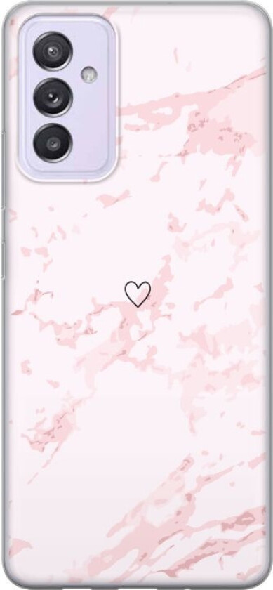Mobildeksel til Samsung Galaxy A82 5G med Rosa Hjerte motiv