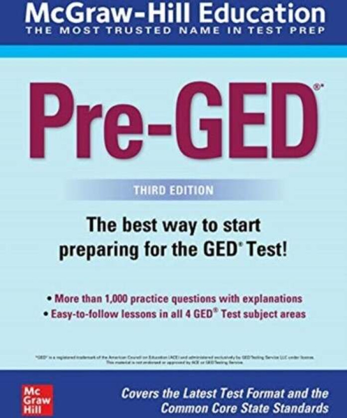 McGraw-Hill Education Pre-GED, Third Edition av Mexico McGraw Hill Editores