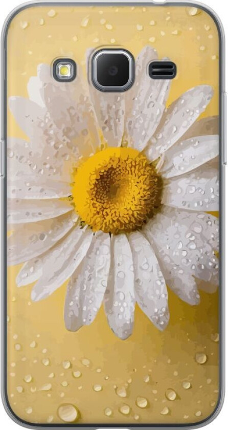 Mobildeksel til Samsung Galaxy Core Prime med Porselensblomst motiv