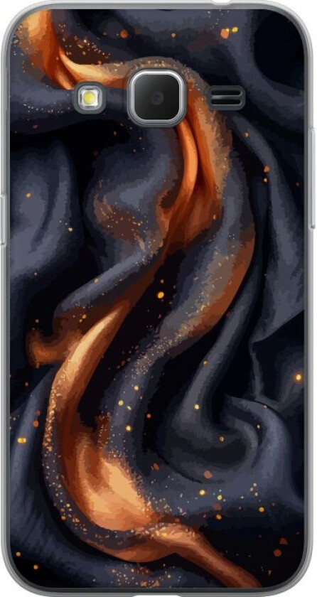 Mobildeksel til Samsung Galaxy Core Prime med Brennende silke motiv