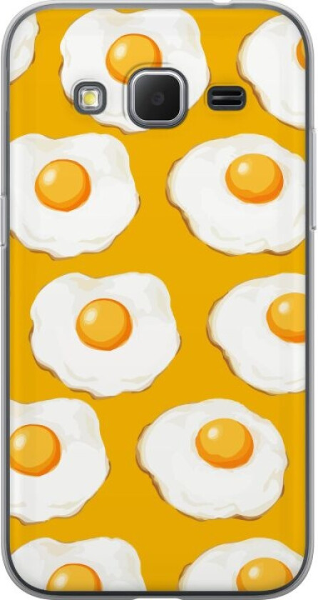 Mobildeksel til Samsung Galaxy Core Prime med Stekt egg motiv
