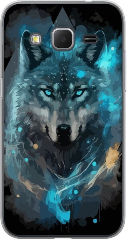 Mobildeksel til Samsung Galaxy Core Prime med Ulve motiv