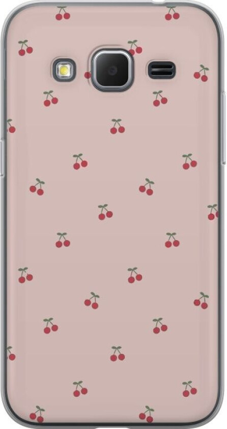 Mobildeksel til Samsung Galaxy Core Prime med Kirsebær motiv