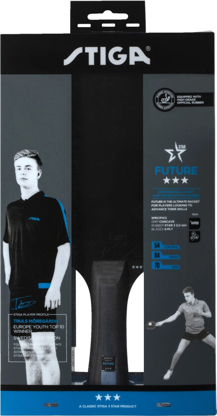 Stiga Future 3-Star, bordtennisracket STD