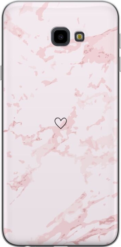 Mobildeksel til Samsung Galaxy J4+ med Rosa Hjerte motiv