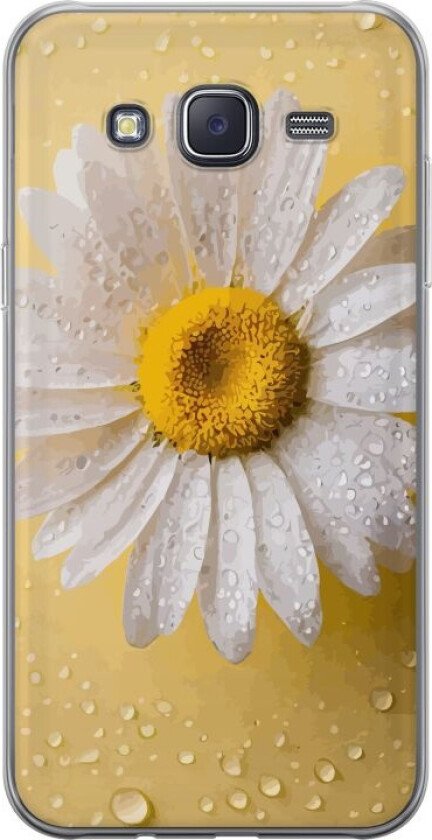 Mobildeksel til Samsung Galaxy J5 med Porselensblomst motiv