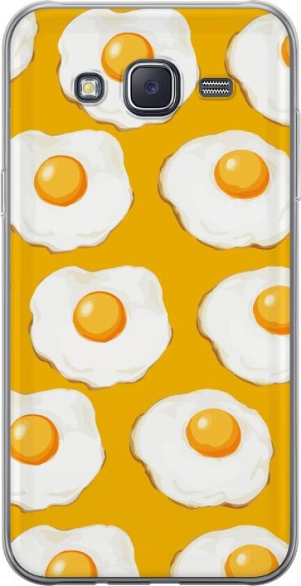Mobildeksel til Samsung Galaxy J5 med Stekt egg motiv