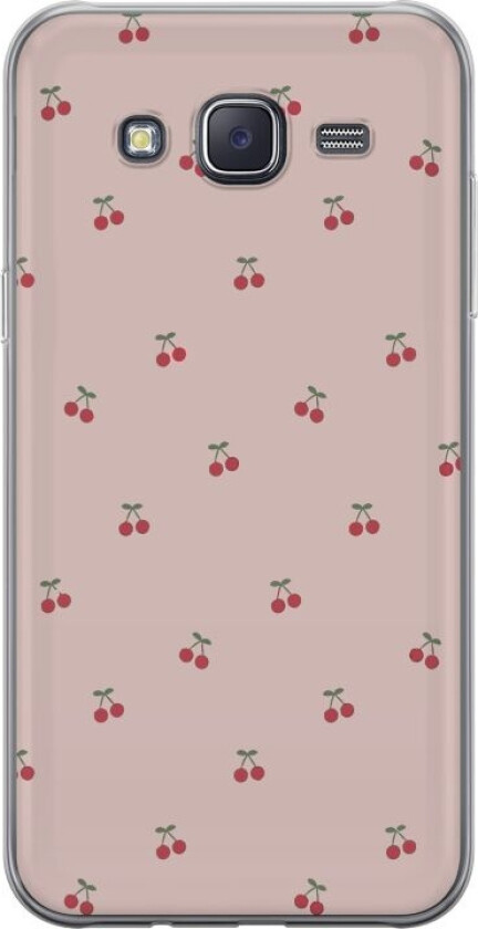 Mobildeksel til Samsung Galaxy J5 med Kirsebær motiv