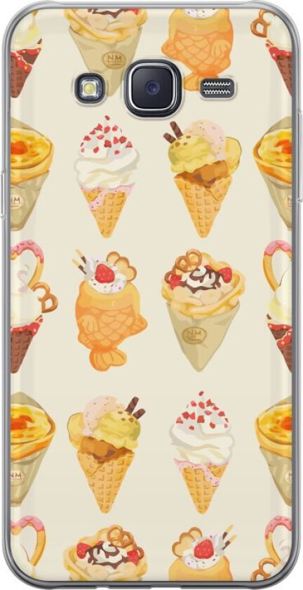 Mobildeksel til Samsung Galaxy J5 med Glassig motiv