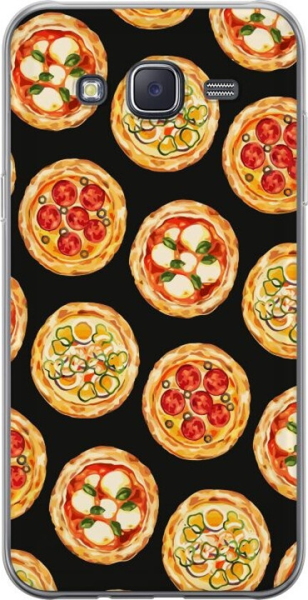 Mobildeksel til Samsung Galaxy J5 med Pizza motiv