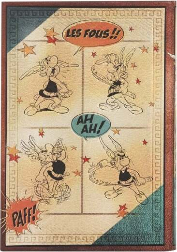 Asterix The Gaul (The Adventures Of Asterix) Midi Unlined Hardback Journal (Elastic Band Closure) Av Paperblanks