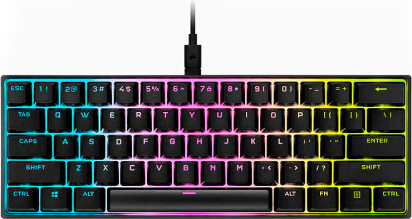 Corsair K65 Rgb Pbt Mini Gaming Tastatur [Mx Red]