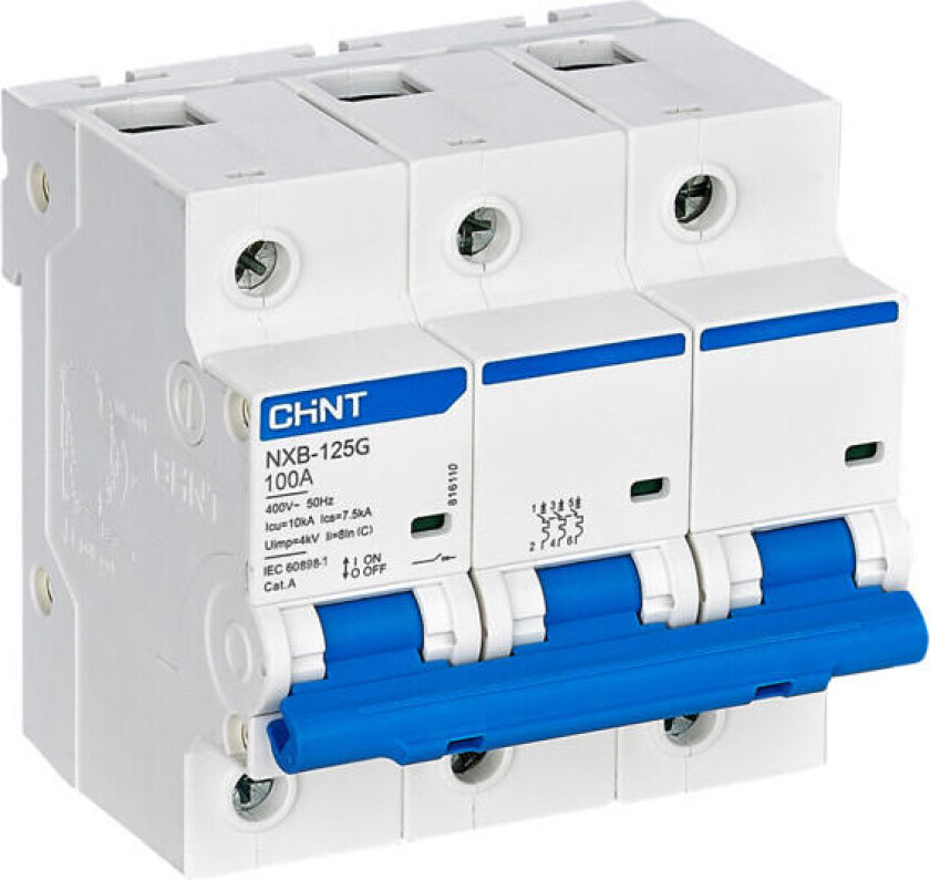 Automatsikring 3P 125A C-kar NXB-125G 60947 - 1600994