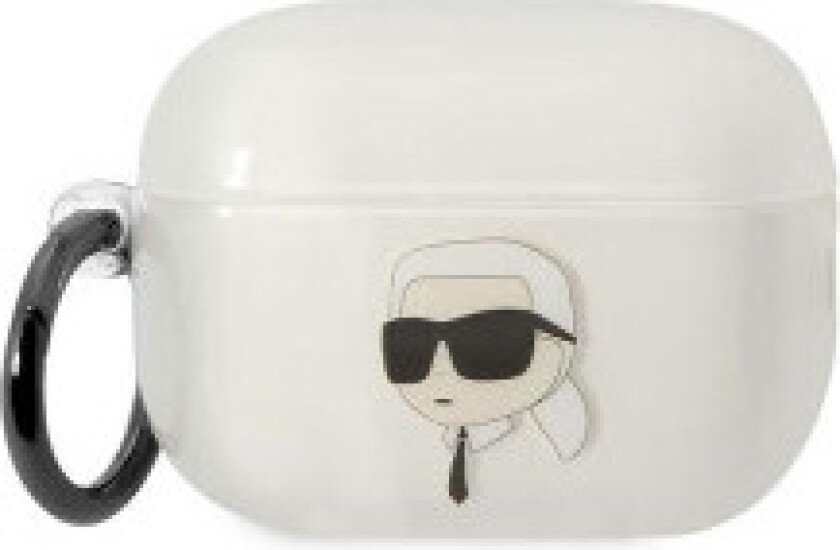 Karl Lagerfeld KLAP2HNIKTCT Airpods Pro 2 deksel gjennomsiktig Ikonik Karl Lagerfeld