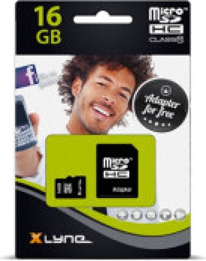 Xlyne MicroSDHC-kort 16GB Cl.10 7416001