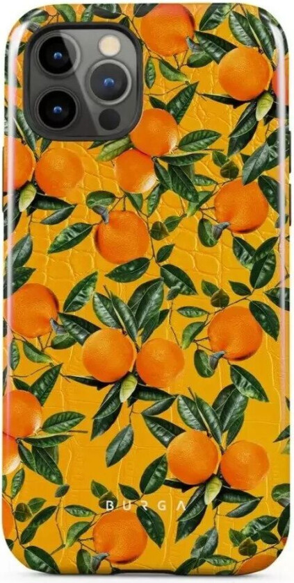 Burga iPhone 12 / 12 Pro Tough Fashion Deksel - Orange Lemonade