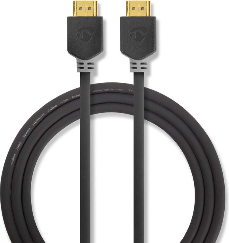 High Speed HDMI ™ kabel med Ethernet | HDMI ™ -kontakt | HDMI ™ -kontakt | 4K@60Hz | ARC | 18 Gbps | 1.00 m | Rund | PVC