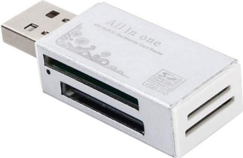 Bilde av Kompakt USB-Minnekortleser | 4 i 1