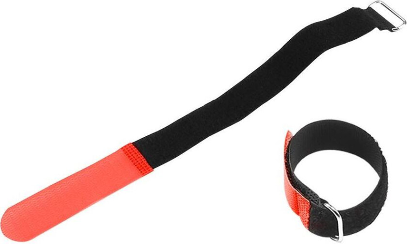 Hook and Loop Cable Tie Pack of 10 500 mm x 50 mm Red