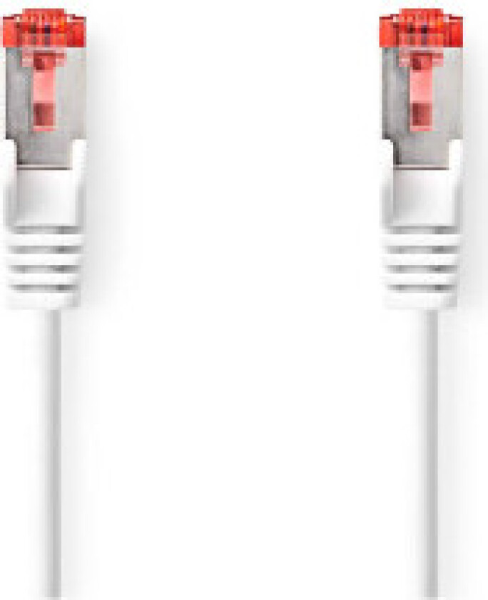 Bilde av CAT6a nettverkskabel | S/FTP | RJ45 Han | RJ45 Han | 10.00 m | Rund | LSZH | Hvit | Boks