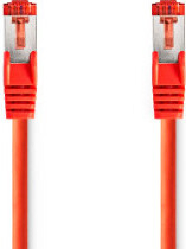 CAT6 Nettverkskabel | RJ45 Han | RJ45 Han | S/FTP | 0.50 m | Rund | LSZH | Rød | Label