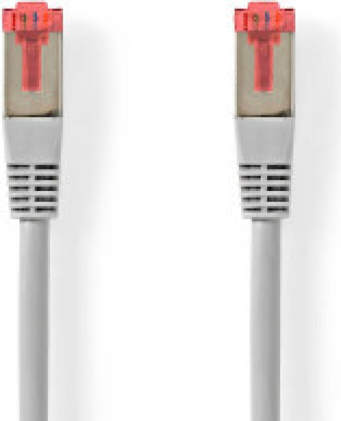 Bilde av CAT6 Nettverkskabel | RJ45 Han | RJ45 Han | SF/UTP | 5.00 m | Rund | PVC | Grå | Label