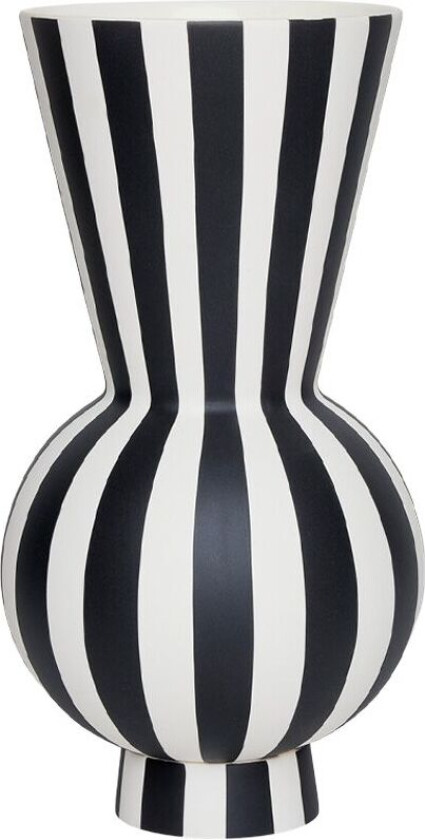 OYOY LIVING - Toppu Vase Round - Black/White (L301173)