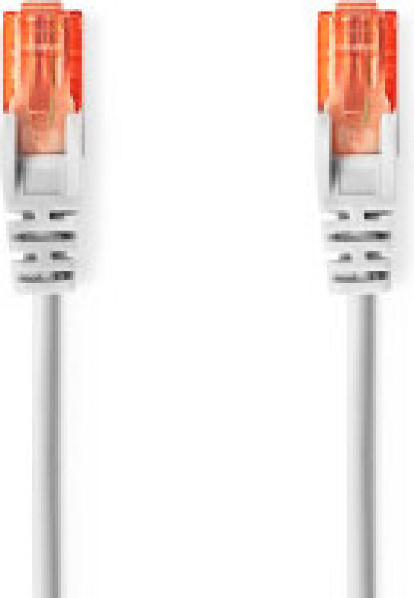 CAT6 Nettverkskabel | RJ45 Han | RJ45 Han | U/UTP | 3.00 m | Rund | PVC | Grå | Label