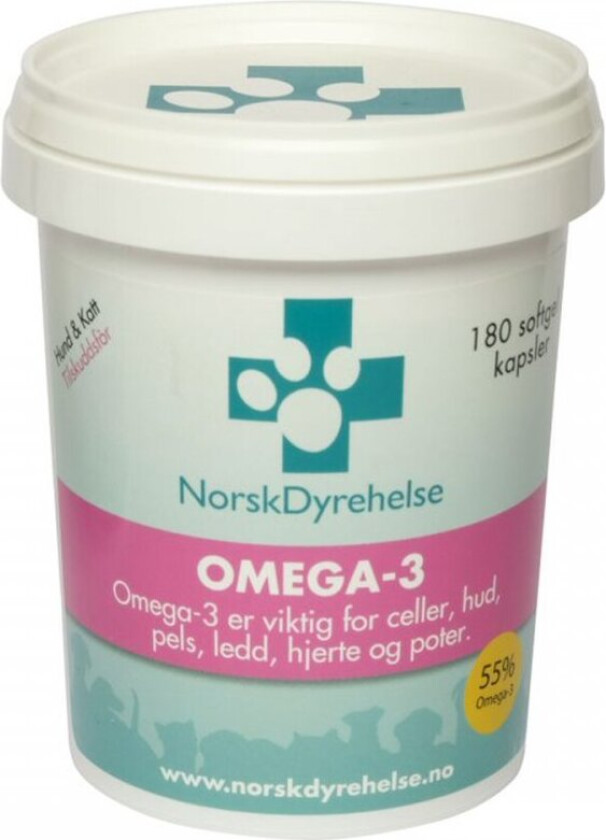 Kosttilskudd Omega-3 Kapsler 180 tabl