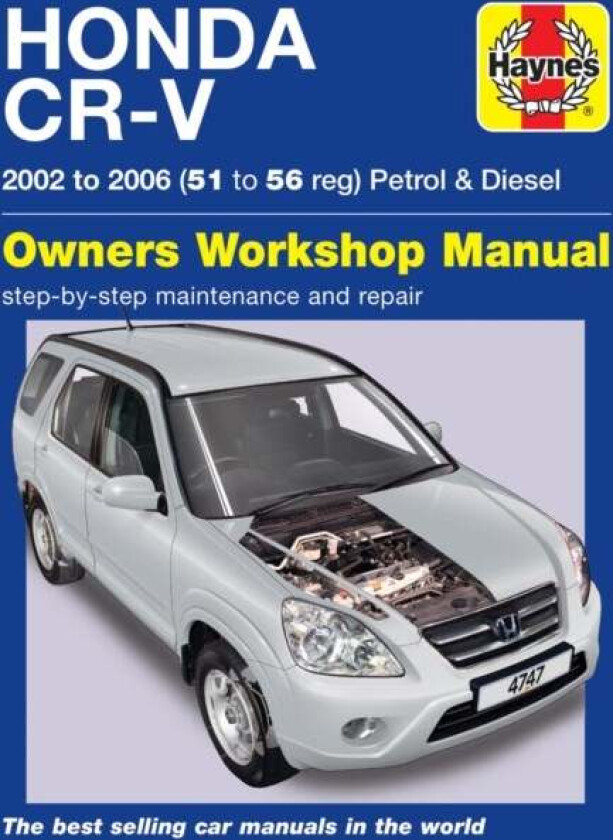 Honda CR-V Petrol & Diesel (02 - 06) Haynes Repair Manual av Haynes Publishing