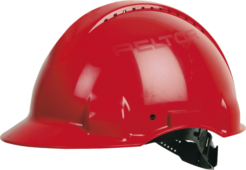 Safety Helmet Pin Lock Red G3000