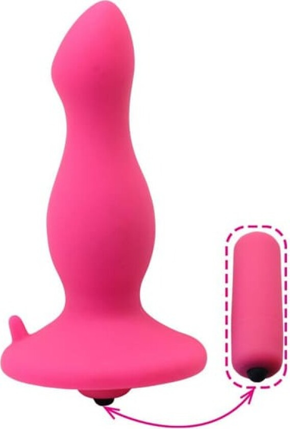 TOYZ4LOVERS Anal Bullet Pink Analplugg med vibrator