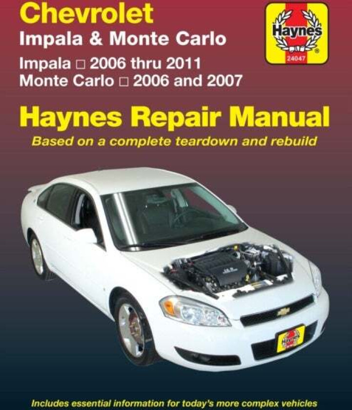 Chevrolet Impala (2006-2011) & Monte Carlo (2006-2007) Haynes Repair Manual (USA) av Haynes Publishing