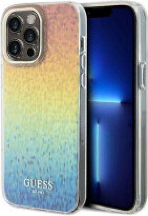 Guess IML Faceted Mirror Disco Iridescent - Deksel til iPhone 13 Pro Max