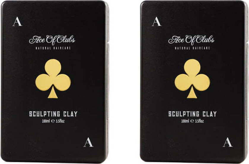 2-pack Ace of Clubs Natural Haircare Sculpting Clay 100ml