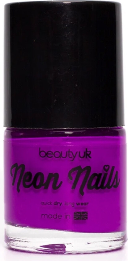 Beauty UK Neon Nail Polish - Purple