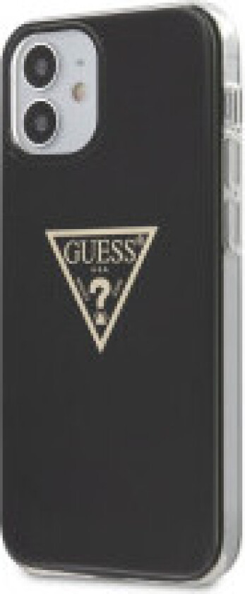 Guess GUHCP12SPCUMPTBK iPhone 12 mini 5.4" black/black hardcase Metallic Collection