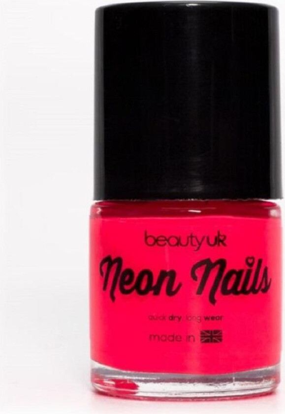 Beauty UK Neon Nail Polish - Pink