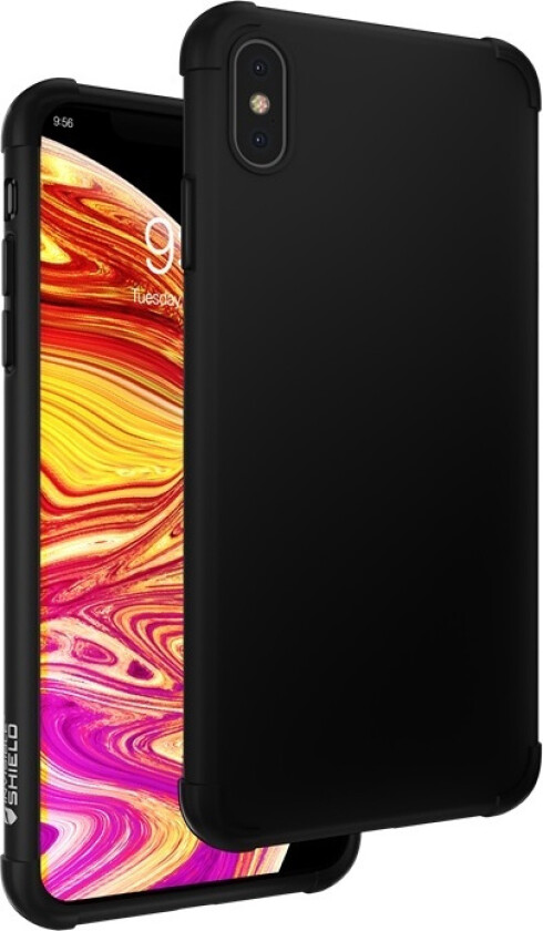 InvisibleShield 360 Protection-deksel, iPhone XS Max, svart