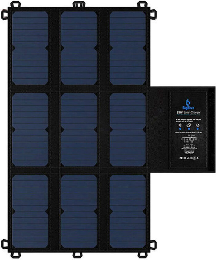 solcellelader B405 63W solcellepanel