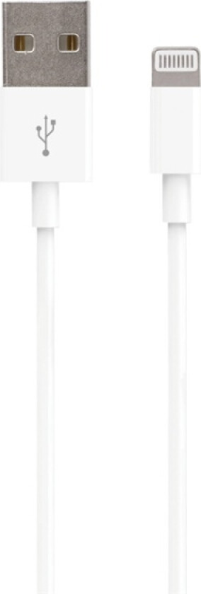 3m lightning-kabel för både laddning och överföring, Vit