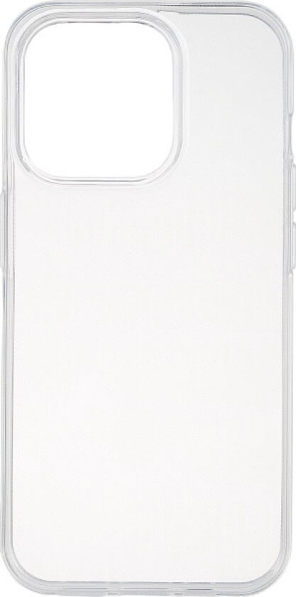 Essentials iPhone 15 Pro recycled TPU back cover, transparent