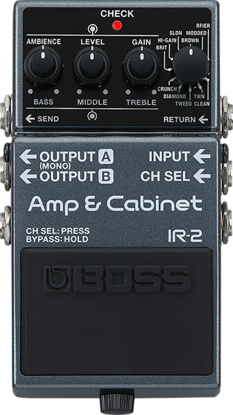 Boss IR-2 Forsterkersimulator og Impulsresponslaster