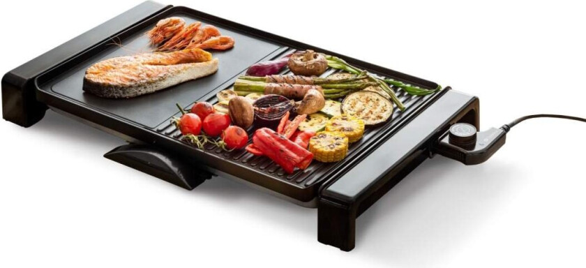 Elektrisk Bordgrill XXL 47x32cm 2000W EG210 Sort