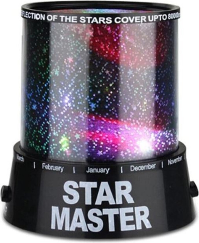 Nattlampe med stjernehimmel