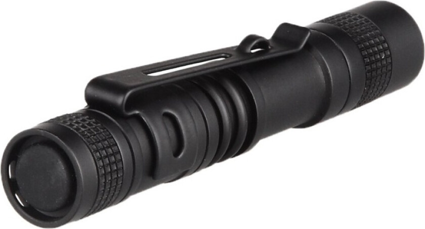 Liten lommelykt, 13cm, 120lm, Svart