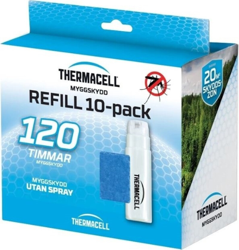 10-pakning refill for Thermacell mygg- og knottbeskyttelse