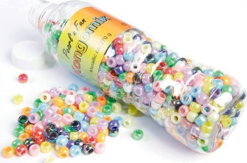 Pearl`n fun Pärlor kongomix metallic, 270g
